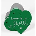 thumbnail image 3 of Inkdotpot 50 Pack Real Silver Foil Paper Tag Love Is Sweet Wedding Favor Hang Tag, 3 of 6