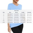 thumbnail image 2 of yillto Women's Oversized T Shirt Summer Casual Short Sleeve V Neck Loose Tee Tops with Split, 2 of 5