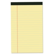 Roaring Spring USDA Certified Bio Preferred Legal Pad, Ruled, 5 x 8, 40 Sheets, Canary, 12/Pack
