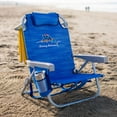 thumbnail image 2 of Tommy Bahama 2 Pack Backpack Beach Chair 5 Position Chair, Including Lay Flat (Blue Marlin), 2 of 5