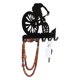 thumbnail image 5 of Colgador De Pared Para Montar En Bicicleta, Hierro Negro Compacto Con 6 Ganchos, Colgador De Metal Decorativo Para Dormitorio, Sala De Estar, Porche, Cocina Guardurnaity HA018884-00, 5 of 7