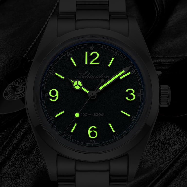 ADDIESDIVE Watches for Men Diver 100m Waterproof, 316L Stainless