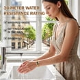 thumbnail image 5 of LIEBIG Womens watch Small Gold Watches for Women Dainty Analog Ladies Quartz Watch Oval Case Waterproof, 5 of 10