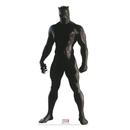 Advanced Graphics 72 x 29 in. Black Panther Cardboard Cutout, Marvel Timeless Collection