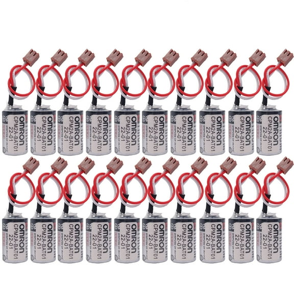 20 PCS ER3V 3.6V Lithium Battery Replacement for OMRON CPM2A-BAT01 CPM2ABAT01 CPM2A CQM1H