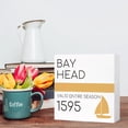 thumbnail image 5 of Zomyto 5"x5" Nautical Beach Decor Wood Box Sign Bay Head Sailboat Wooden Block Sign,Vintage Nautical Beach Sign Decor, 5 of 6
