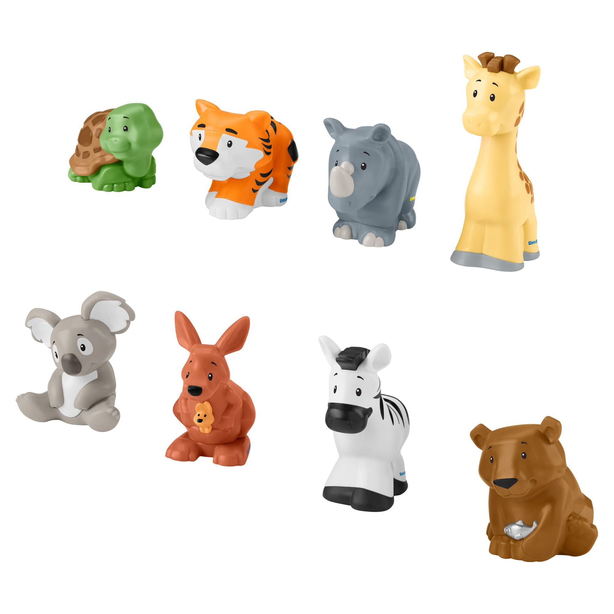 Little People Safari Animal Friends Figure Set, 8 Toys