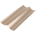 thumbnail image 3 of Molde para Hornear Baguette, Molde para Baguette Perforado Fácil de Limpiar, 2 Ranuras para Pan, 3 of 4