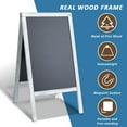 Wooden AFrame Chalkboard Sign, Large 40" x 21" Floor Standing