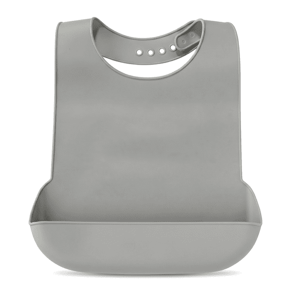 Large Size Silicone Adult Bib for Seniors, Waterproof Feeding Bib with Crumb Catcher, Adjustable Reusable Clothing Protector for Elderly Women, Men & Disabled, Machine Washable