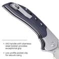 thumbnail image 4 of CRKT Orochi Everyday Carry Folding Knife with Liner Lock: 14C28N Steel Plain Edge Blade, G10 Handle, Pocket Clip, 5680, 4 of 5