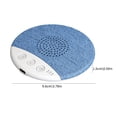 thumbnail image 3 of Bluetooth White Noise Machine, Compact 3.8 Inch Design with Type-C Charging, Creates a Private Sound Zone for Deep Sleep, Perfect for Home Use and Business Trips(blue,1pcs), 3 of 8