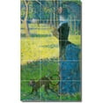 thumbnail image 1 of Ceramic Tile Mural-Georges Seurat Country Painting 154. 18" w x 30" h using (15) 6 x 6 ceramic tiles, 1 of 3