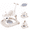 Beige, variant on 5-In-1 Baby Walker with Wheels,Music,Light, Heights Adjustable,Foldable Walker for Boys Girls 6-18 Months,Beige