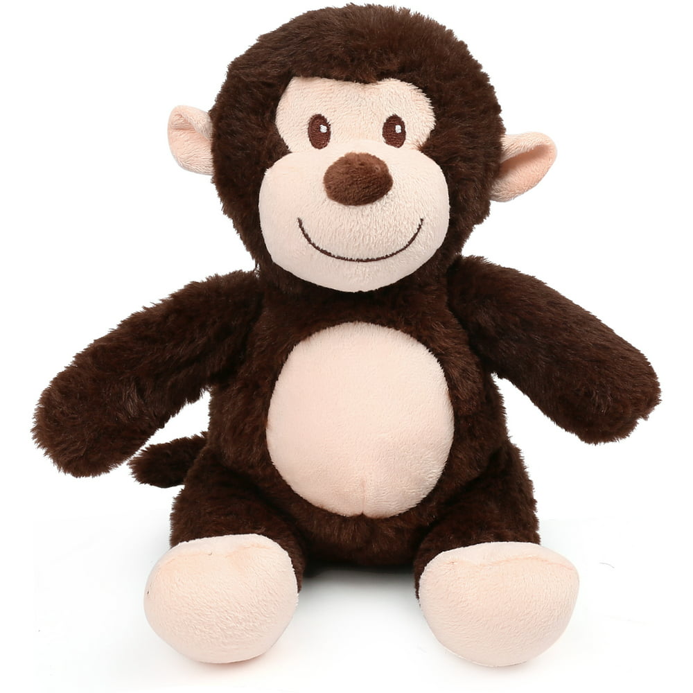 8 Inches Monkey Stuffed Animals, Soft Cuddly Monkey Plush Toy for Kids ...
