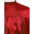 thumbnail image 5 of vastwit Kids Boys Praise Dance Shirt Satin Pullover Top Long Sleeve Church Liturgical Worship Dancewear Red 12, 5 of 7