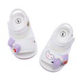 thumbnail image 4 of Linfrsh Baby Boys Girls Summer Sandals Outdoor Beach Anti-Slip Rubber Soft Sole Kids Toddler First Walking Shoes(Purple,12-18 Months), 4 of 4