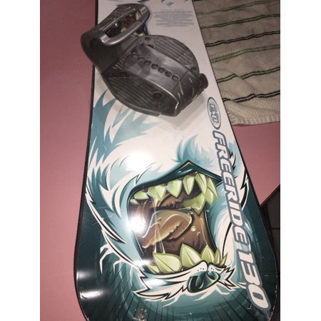 - Freeride 130 snowboard with bindings 130cm UNISEX Beginner Level