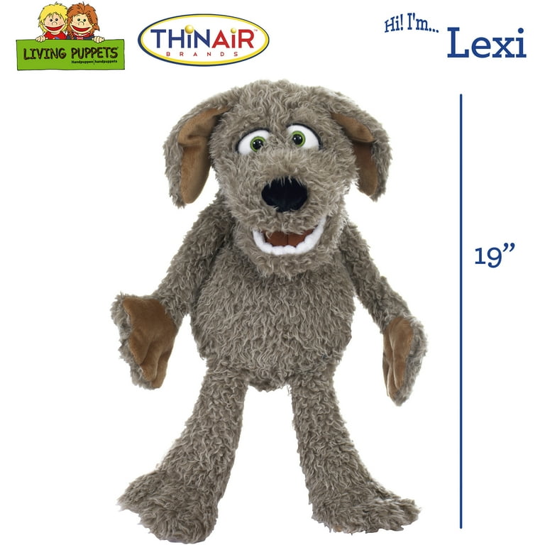 Free Shipping! Living Puppets - Lexi The 19-Inch Dog, Plush Hand