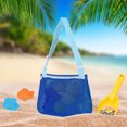 thumbnail image 1 of Bolsa De Juguetes Bolsa de playa de malla Ins Style Bolsa de mano Bolsa de recolección para exteriores (Azul marino) Tmvgtek libre de BPA, 1 of 3