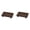 Brown-2Pcs, variant on 9*5.9*1.5 Inch Wooden Display Stand Riser, Rustic Farmhouse Wood Tray Shelf for Lotion Bottles and Plant Pot, Indoor Flowerpot Pedestal for Kitchen Counter, Bathroom Sink, or Bedroom Decor
