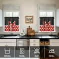 thumbnail image 2 of 2 Piece Set Kitchen Curtains Small Short Cafe Window Curtains Rod Pocket Bathroom Tier Window Treatment Drapes 27.5x24inch, 2 of 4