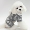 thumbnail image 3 of Dog's four legged hooded sweater Pet's home sweater Dog's warm clothing in autumn and winter, 3 of 6