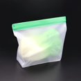thumbnail image 3 of Estbridge 3pcs Reusable Storage Bags  Leak-Proof and Reusable Freezer Bags  Reusable Gallon Bags for Travel/Home Storage  Reusable Sandwich Bags  And Reusable Snack Bags., 3 of 6