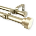 thumbnail image 2 of Domovina Coronet 1" Double Curtain Rod-Color:Light Gold,Size:28"-48", 2 of 2