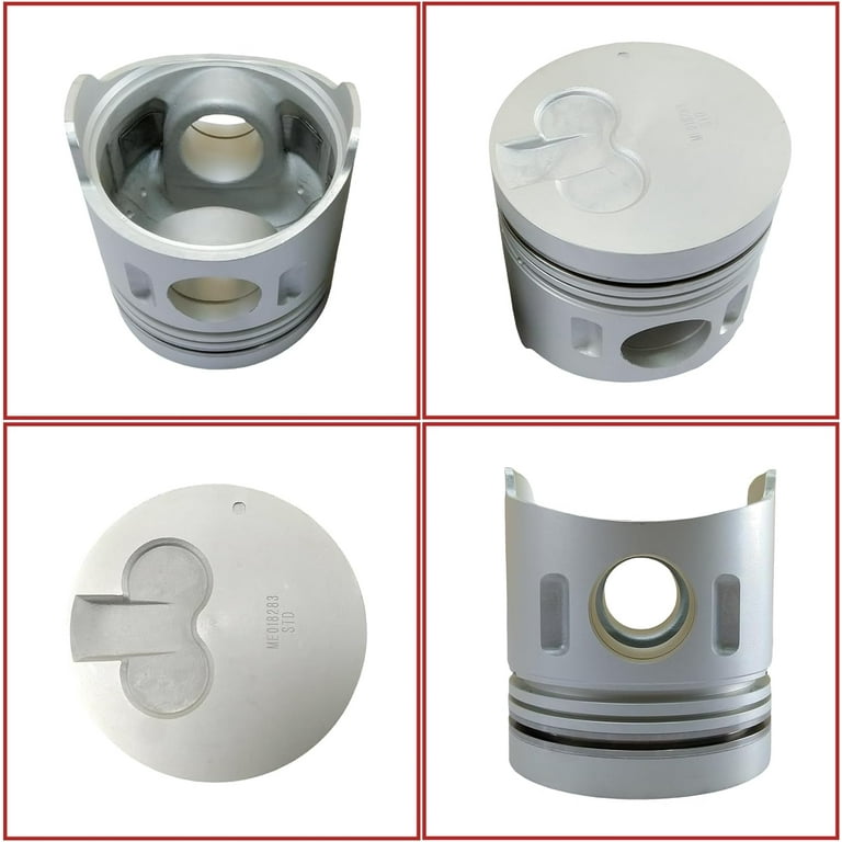 4PCS 4D36 Piston + Piston Rings For MITSUBISHI 4D36 Engine 4PCS 4D36 Piston + Piston Rings For MITSUBISHI 4D36 Engine
