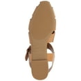 thumbnail image 6 of Journee Womens Cailinna Caged Buckle Square Toe Flats, Widths Available, 6 of 10