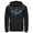 Black, variant on Men's Batman Logo Digital Wing Pull Over Hoodie Black Small
