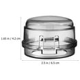 SEXAGESIMO 8Pcs Gas Stove Knob Cover Clear Child Proof Oven Locks Stove
