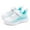 White, variant on Zecgelong Children's Fashion Mesh Lace Up Sneakers Color Matching Casual Comfortable Running Shoes Girls orthopedic sneakers for arch support Size 12-Little Child