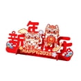thumbnail image 4 of Abbracc 2025 Chinese New Year Tabletop Decoration Cartoon for Store Desk Celebration A, 4 of 9