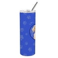 thumbnail image 2 of Carolines Treasures WDK1103TBL20 Golden Retriever Fawn Design2  Stainless Steel 20 oz Skinny Tumbler Blue 20 oz, 2 of 4