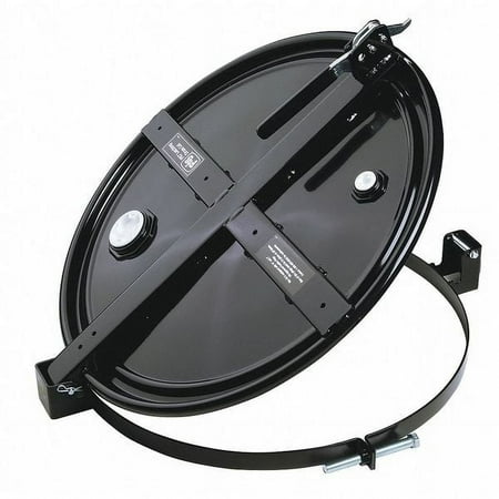 Pig Drum Lid, Black, Steel, 23.25 in L DRM1065-BK