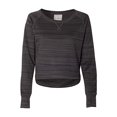 thumbnail image 1 of Ladies Striped Poly Fleece Hi-JA8663, 1 of 3