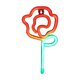 thumbnail image 4 of Lámpara Creative Rose Neon Light Coffee Coffee Lamp de Aniversario Romántico Regalos Tmvgtek Para estrenar, 4 of 8