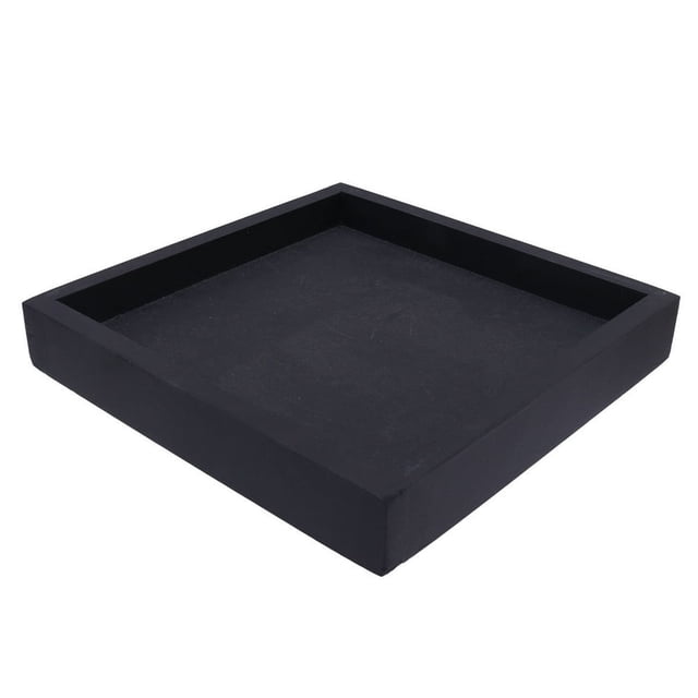 EASTIN Plateau d'Égouttement pour Plantes d'Intérieur 20x20cm Noir