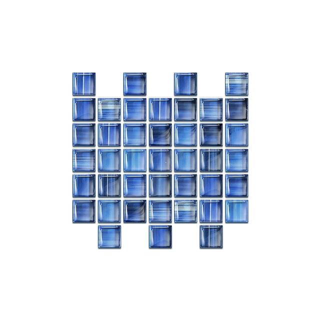 Cateissary 10 piezas mosaico pared pegatina habitación adorno cocina baño autoadhesivo azulejo pegatina habitaciones decoraciones azul 10*10*20 Decoración del hogar Azul 20*20*10 piezas