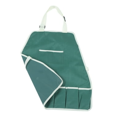 Kids Gardening Canvas Apron Multi Functional Practical Apron for Housekeeping