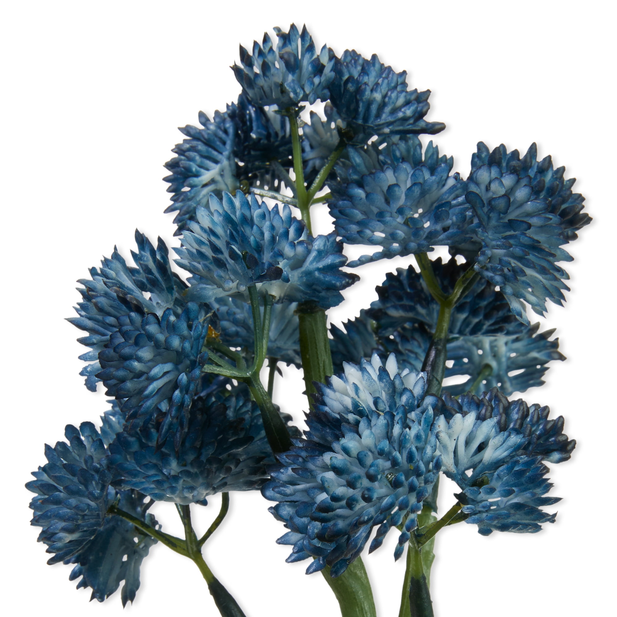 (2 pack) Mainstays Artificial Succulent Blue Sedum Pick, 3.4" x 7.4"