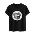 thumbnail image 4 of Blusa suelta estampada con cuello redondo y manga corta para mujer OAVQHLG3B Store  lin121212, 4 of 5