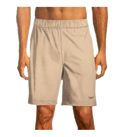 Speedo Men's UPF 50 Stretch Comfort Liner Tech Volley Swim Trunk Short (US, Alpha, Small, Regular, Regular, Monument)