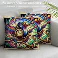 thumbnail image 3 of GOSMITH  Funny Cuckoo for Cheese Balls Bird Design Pillow Case White, 3 of 5