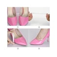 thumbnail image 4 of INSPIRE CHIC Women's Transparent Shoe Straps High Heels Anti-Loose Shoelaces 2 pairs, 4 of 4