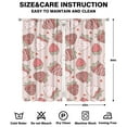 thumbnail image 2 of Nursery Curtains Boys Girls Kids Print Pattern Window Drapes for Living Bedroom Playroom Room Decor Rod Pocket 42x84 Inch 2 Panels, 2 of 2