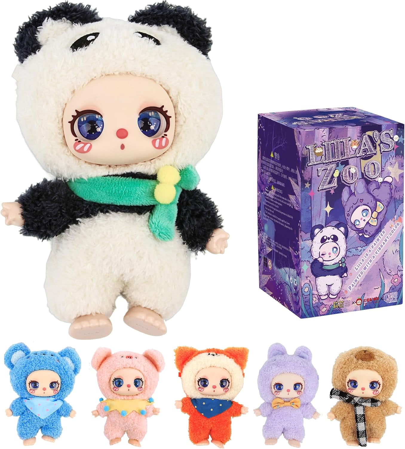 ネムネム～(´ω｀ )ちびちび子猫ちゃん♡アートドール♡ぬいぐるみ♡ Nommi V4 Baby Series Plush Blind Box, Mibao's Adoption House