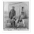 thumbnail image 2 of Historic Framed Print, Northern Surprise and Jessamy, sire and mother of Americas' best coursing hounds. Lowes Kennels, Lawrence, Kansas, 17-7/8" x 21-7/8", 2 of 9